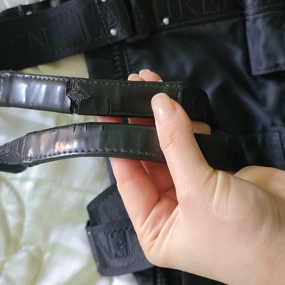 Lauren by Ralph Lauren Tote School Computer Black Shoulder Bag - Picture 5 of 7